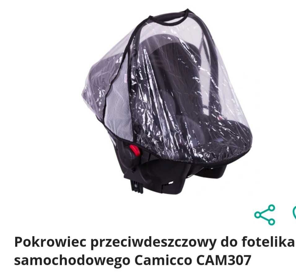 Folia przeciwdeszczowa 2w1 gondola,spacerowka+ na nosidełko z siatka