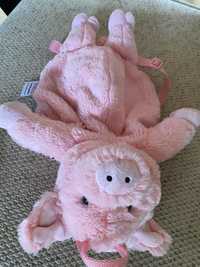 Różowa świnka plecak maskotka Pillow Heads