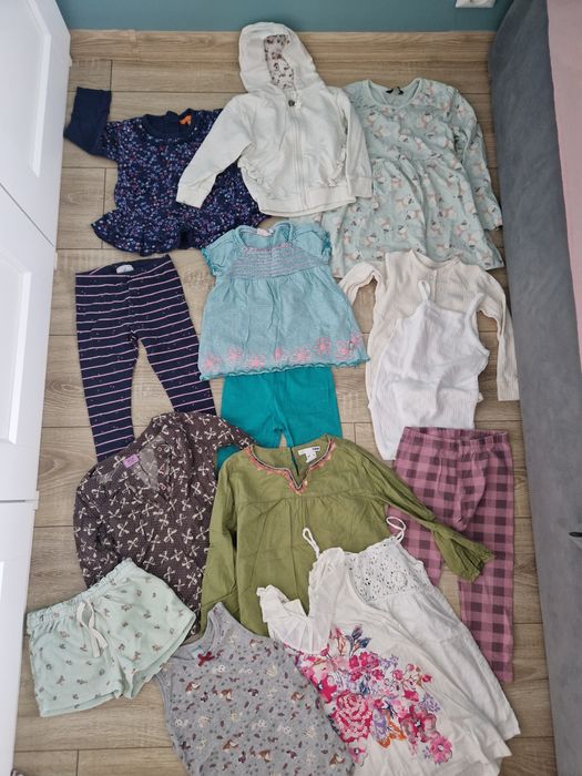 Paka zestaw ubranek dla dziewczynki rozmiar 86/92!98/104