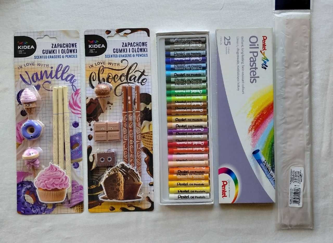 Pastele Pentel 25 sztuk + gratisy