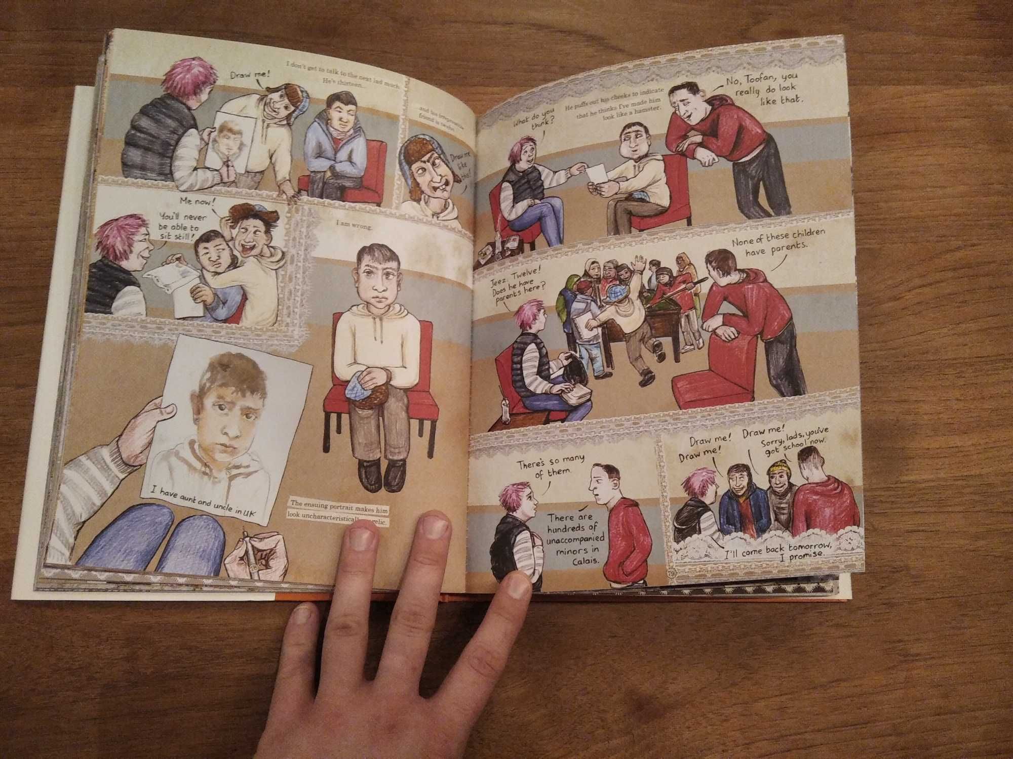 Threads: From the Refugee Crisis By Kate Evans graphic novel J. ANG.