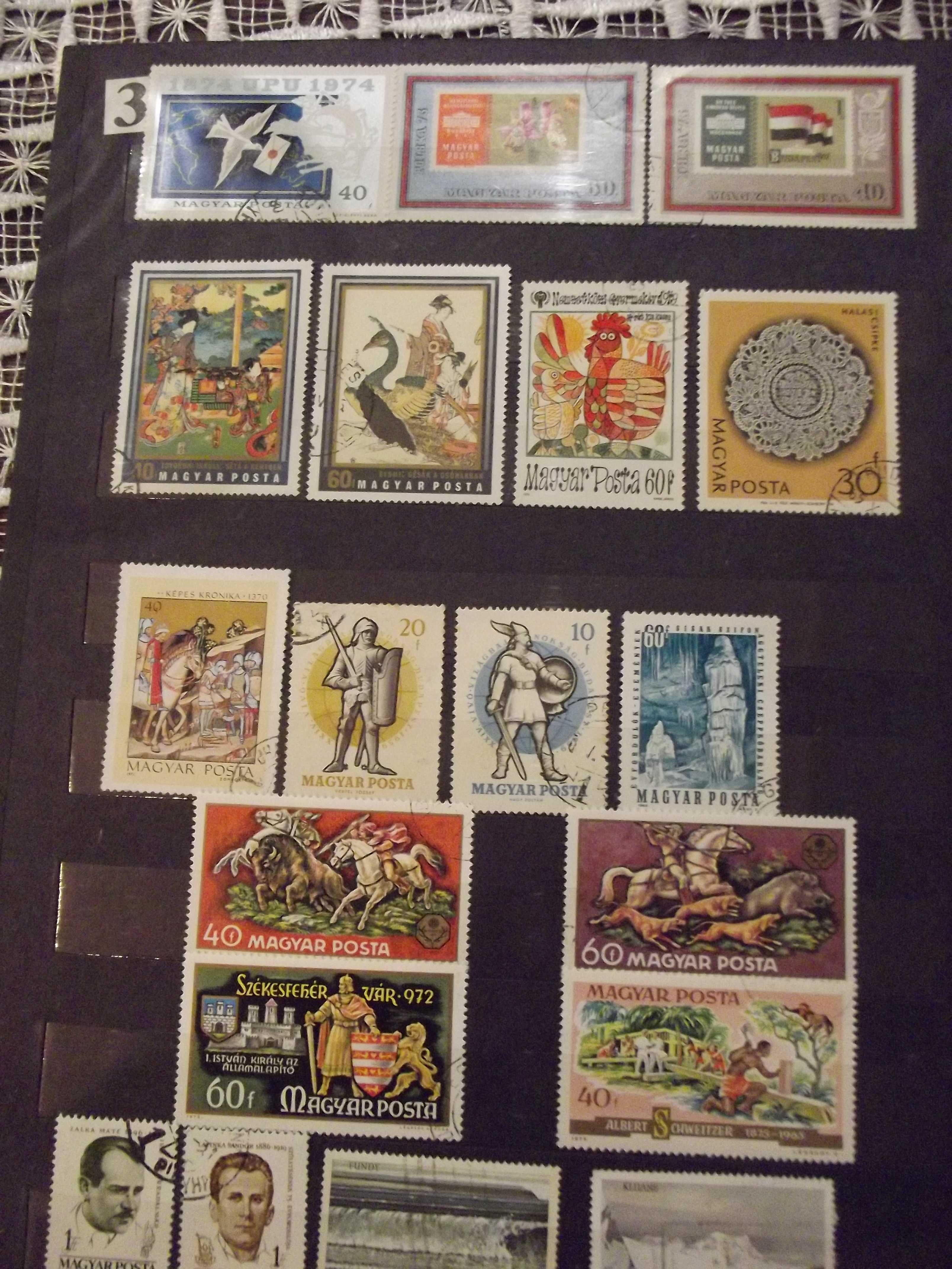 klaser w etui ze znaczkami