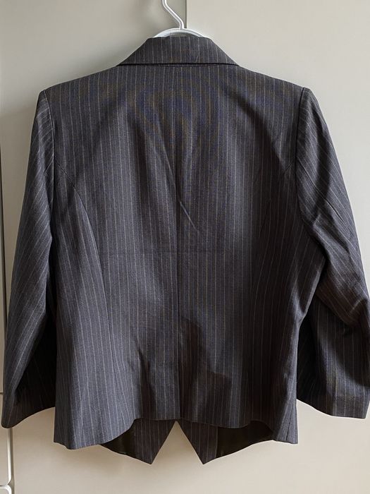 Szara szary marynarka żakiet żakiecik Soaked in Luxury