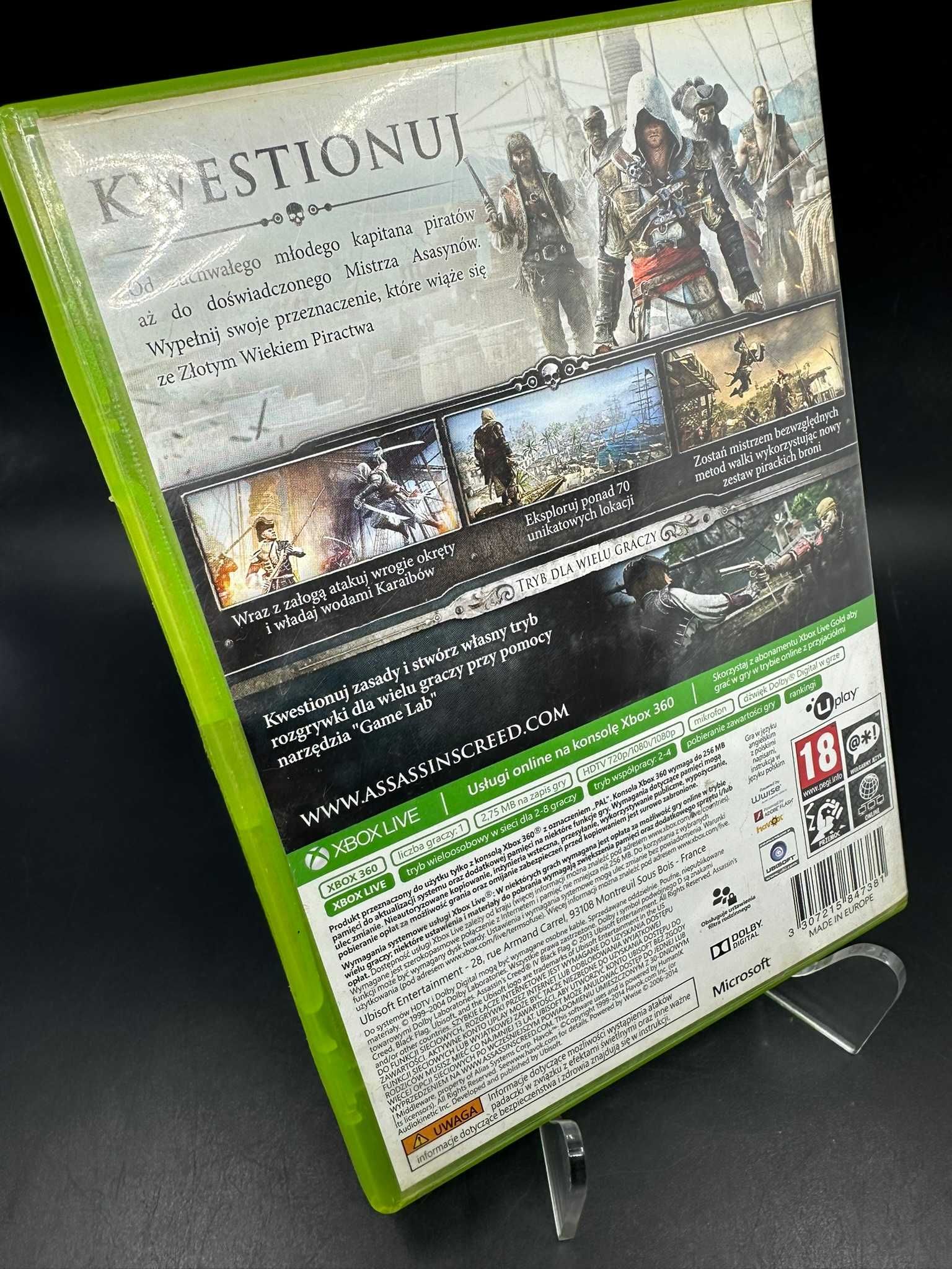 Gra na Xbox360 Assassins creed IV Black Flag