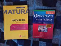 Matura język polski egzamin ustny greg, Opracowania lektur i wierszy