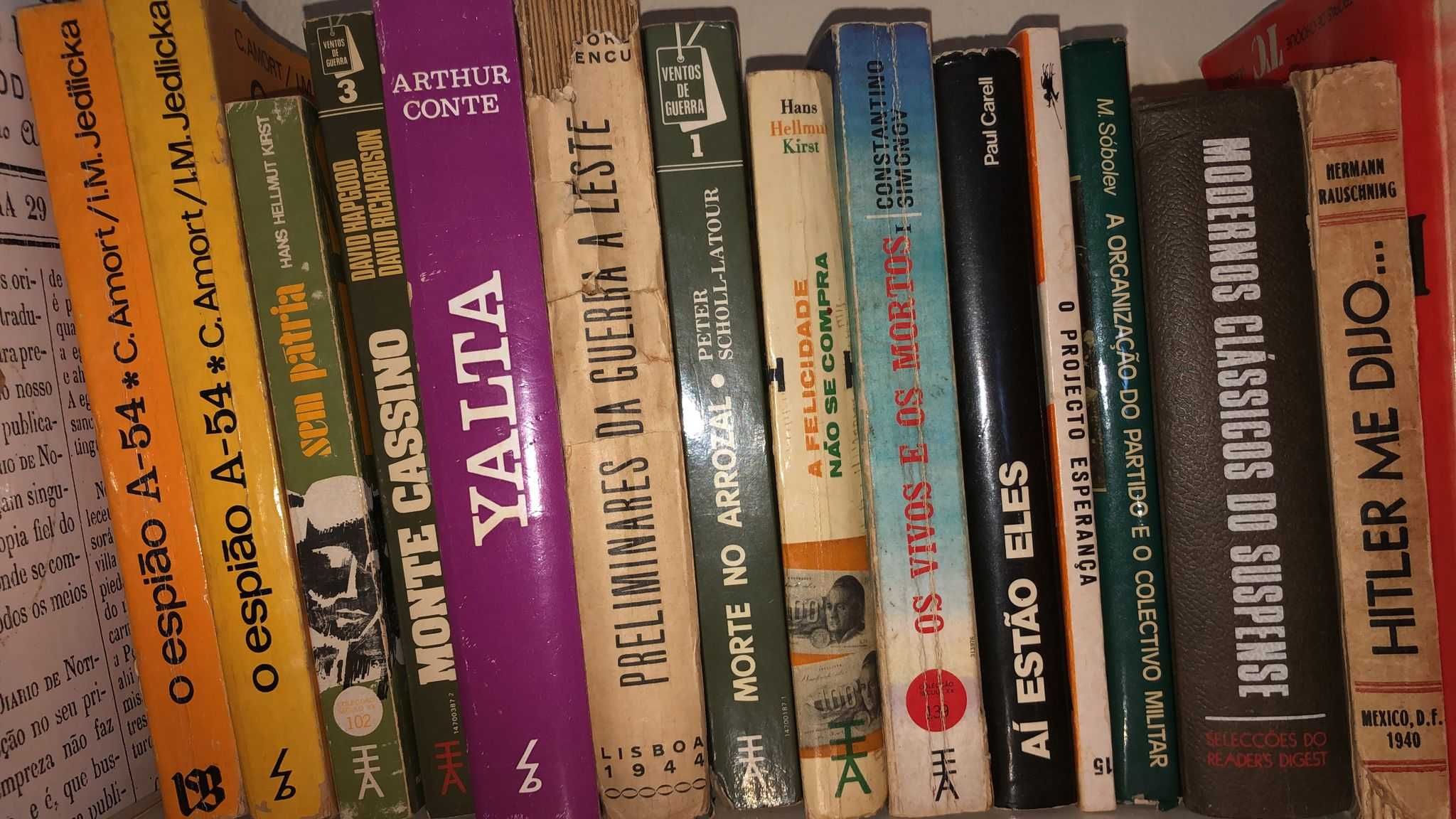 Livros da 2 guerra mundial, ofereço portes de envio.preço por livro