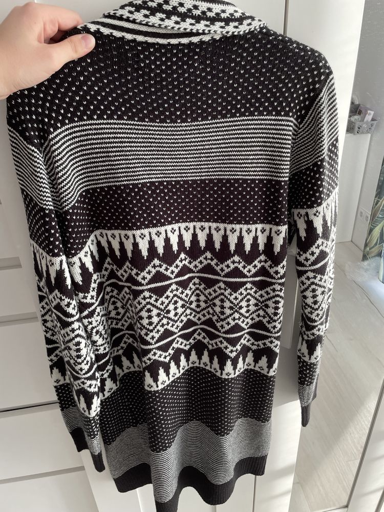 Kardigan M/L skandynawski wzór