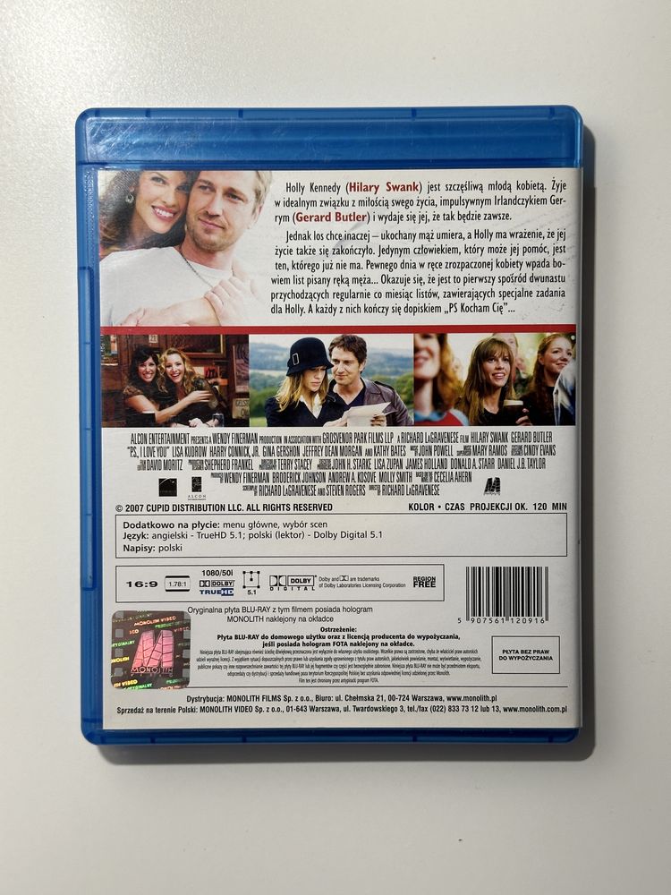 PS Kocham Cię Blu-ray Lektor PL