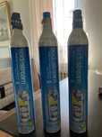 Butle niebieskie  do soda stream - pelne 3 szt