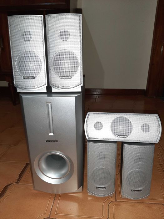 Colunas sangsung e panasonic