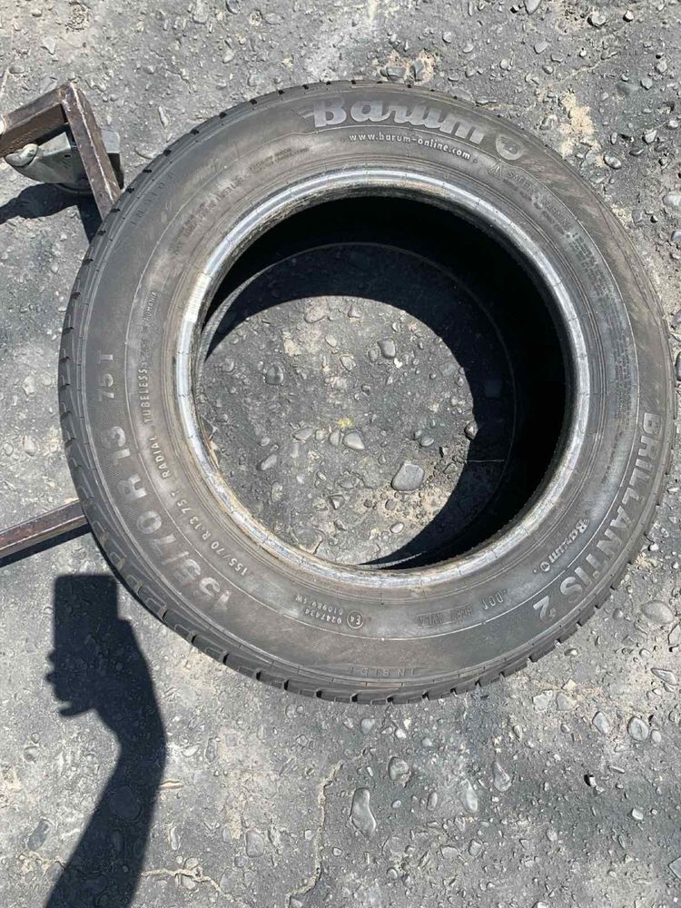 Шини 155/70 R13 пара Barum 2021p літо 6.6мм