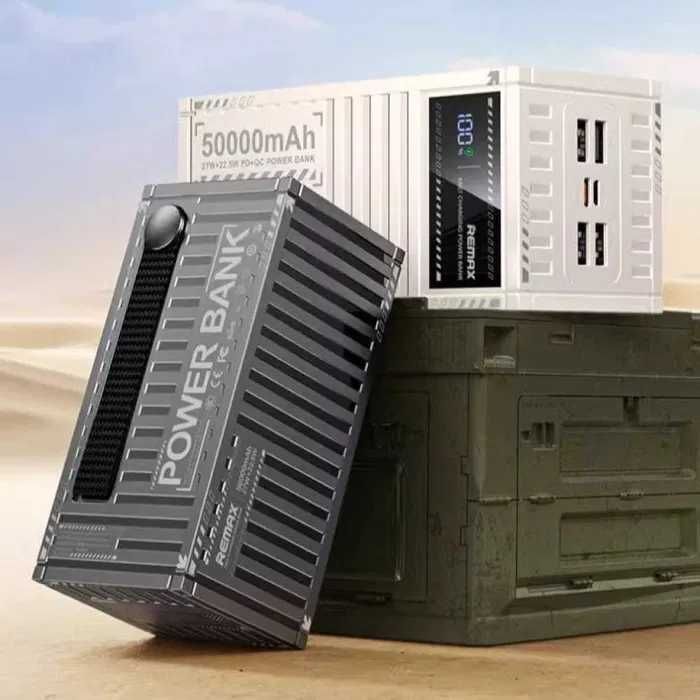 Павербанк Remax RPP-161 50000mAh 27W/5A зі швидкою зарядкою PD/QC