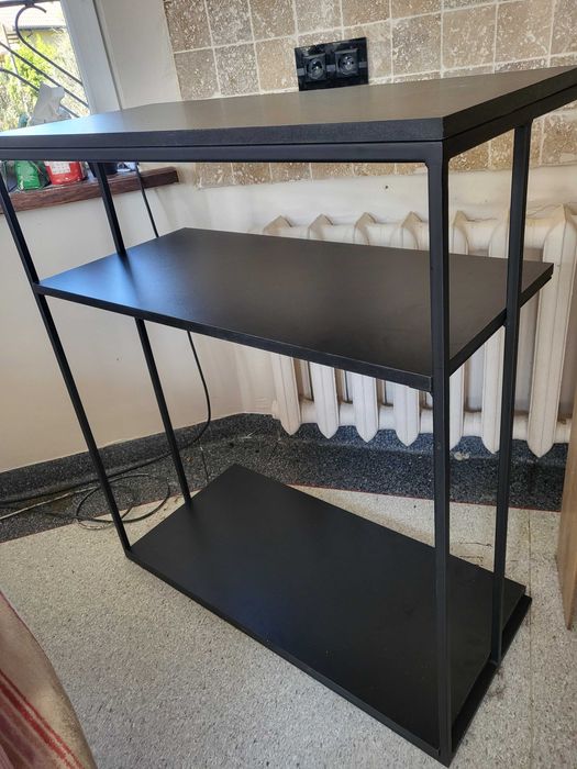 Konsola meblowa, kawiarka, regał stojący