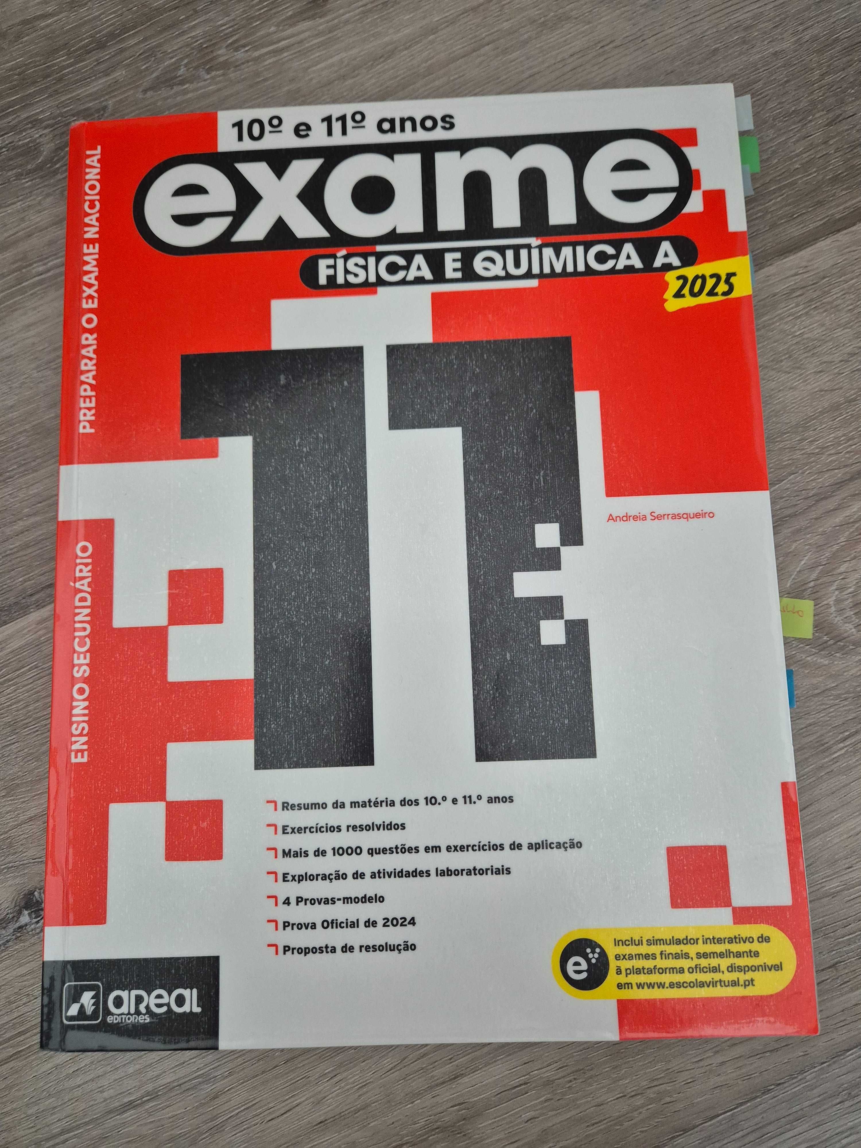 Livro de preparação para exame nacional de Física e Química