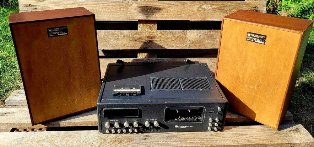 Маяк-232 Стерео з колонками, раритет, робочий коллекційний стан, СРСР