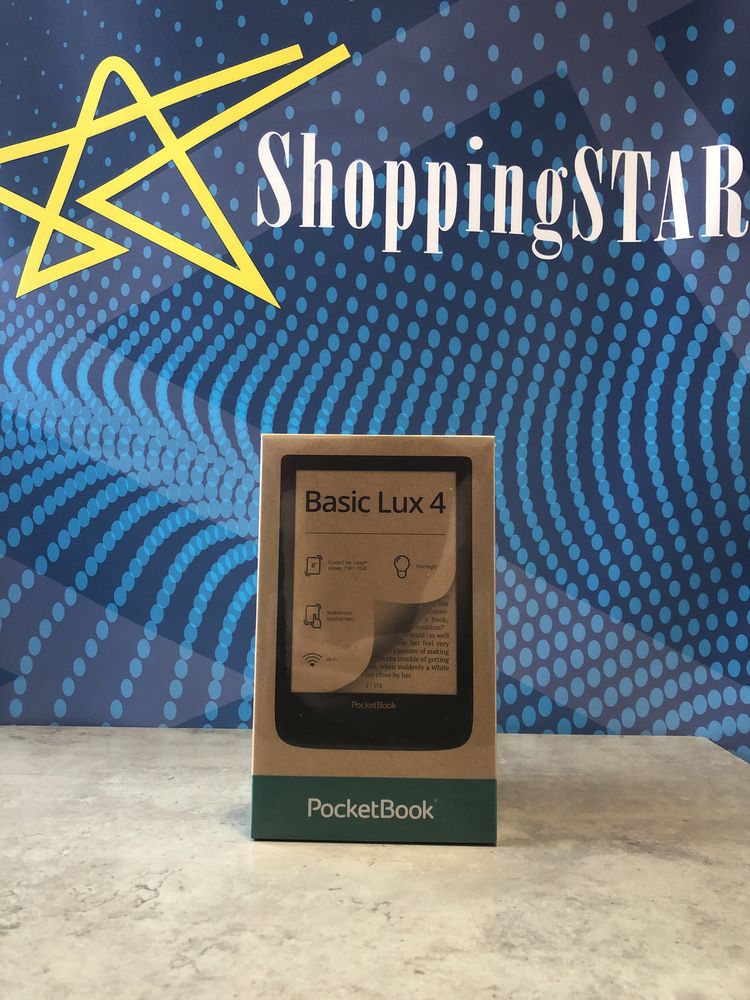 Електронна книга PocketBook Basic Lux 4 Black • Нова!