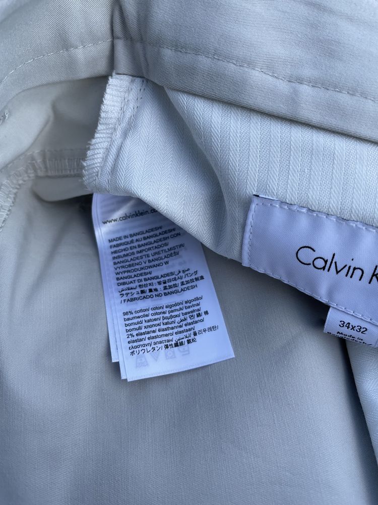 Новые штаны calvin klein (ck slim fit ) с америки 34х32(L)