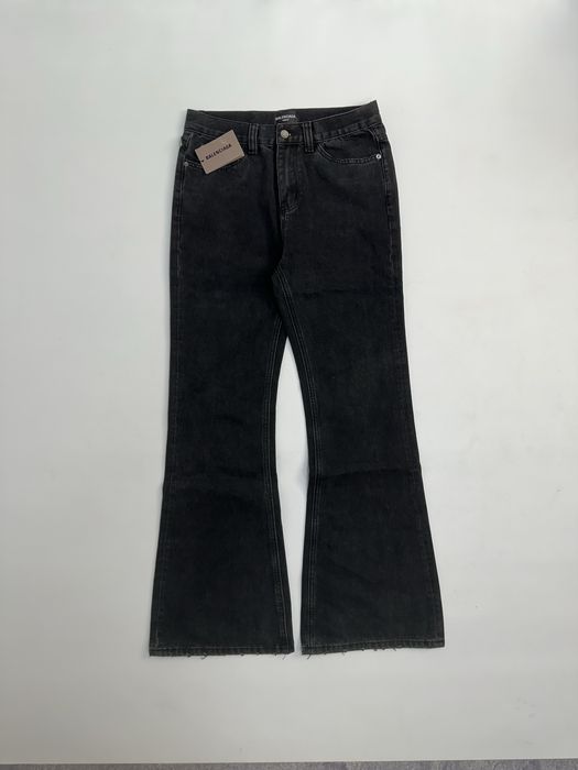 BALENCIAGA flared faded washed jeans клеш кльош джинси джинсы archive