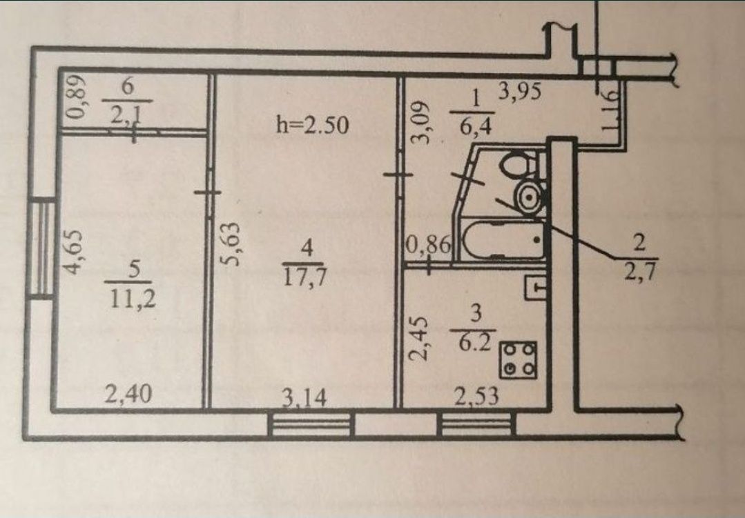 Срочная Продажа 2к квартиры О. Поля 98б, Правый берег