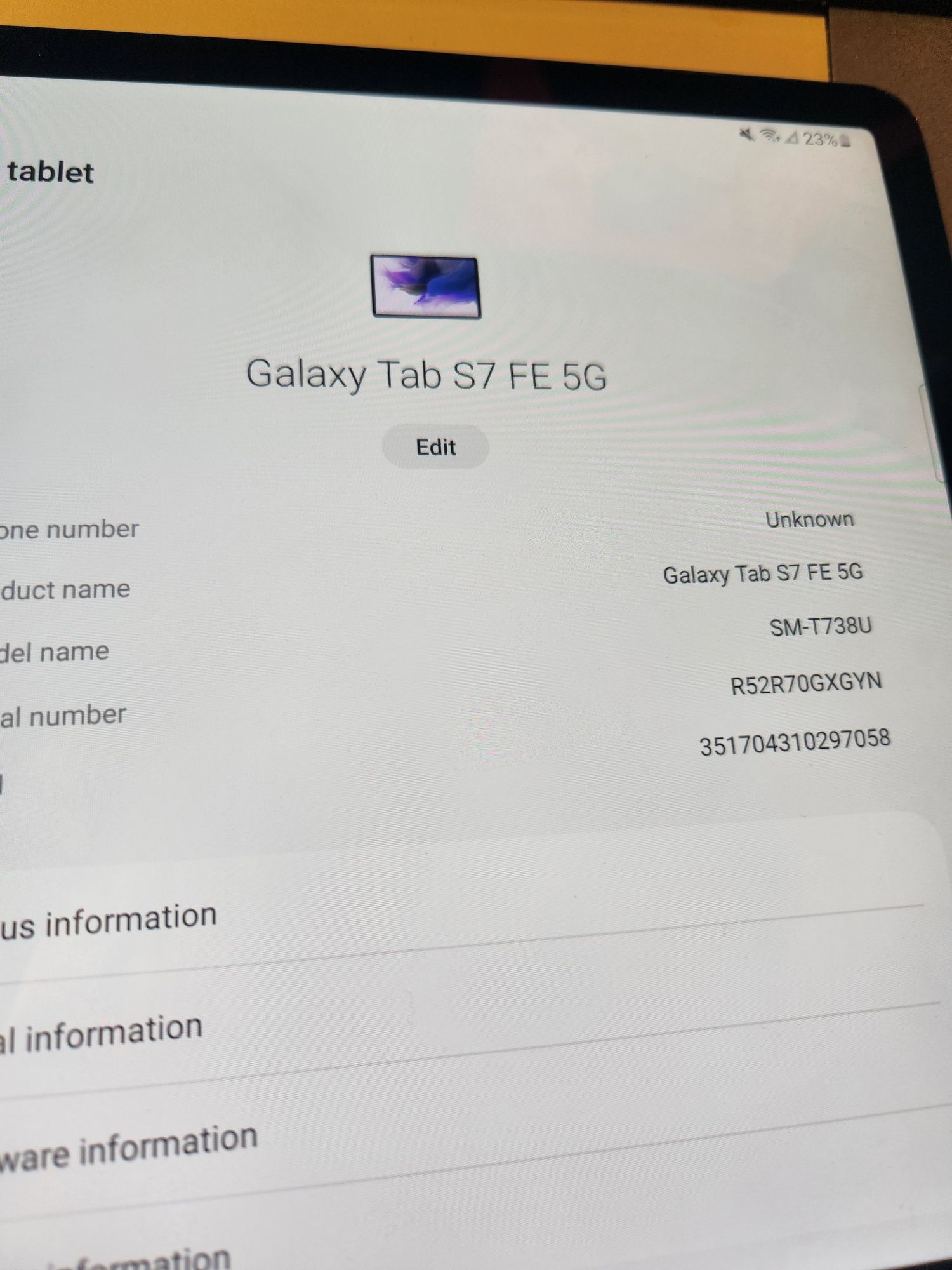 Samsung Galaxy Tab S7 FE 5G 64gb 12.4" 2 sztuki stan bdb