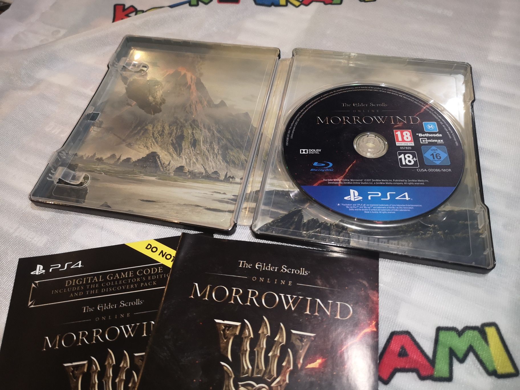 Morrowind PS4 gra + STEELBOOK (stan kolekcjonerski) rzadkość na rynku