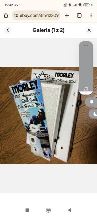 Wah Steve Vai Bad Horsie 10 Morley autograf efekt gitarowy