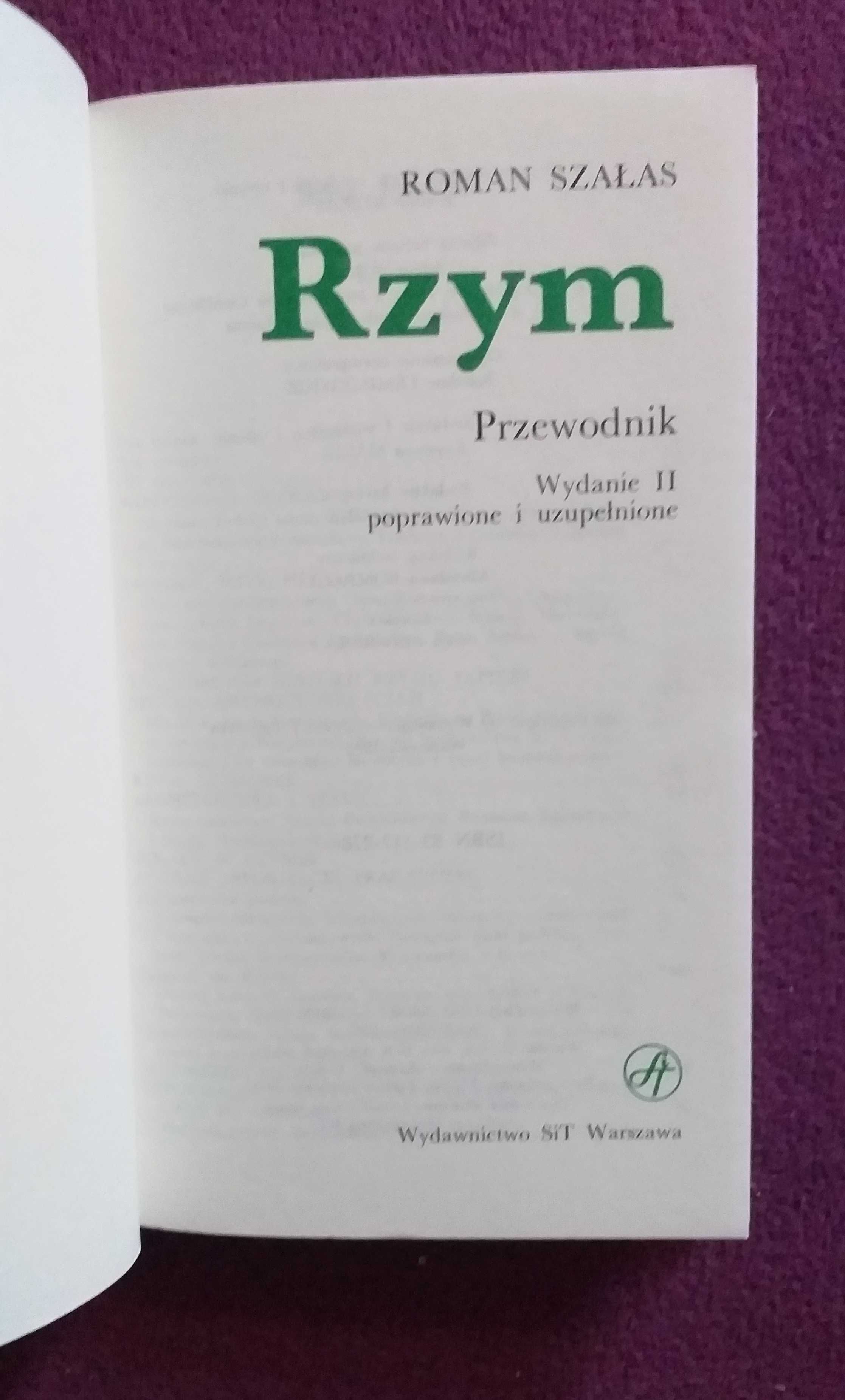 Рим. Роман Шалас. Путеводитель. На польском языке.