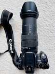 Canon EOS 350D z dwoma obiektywami + akcesoria