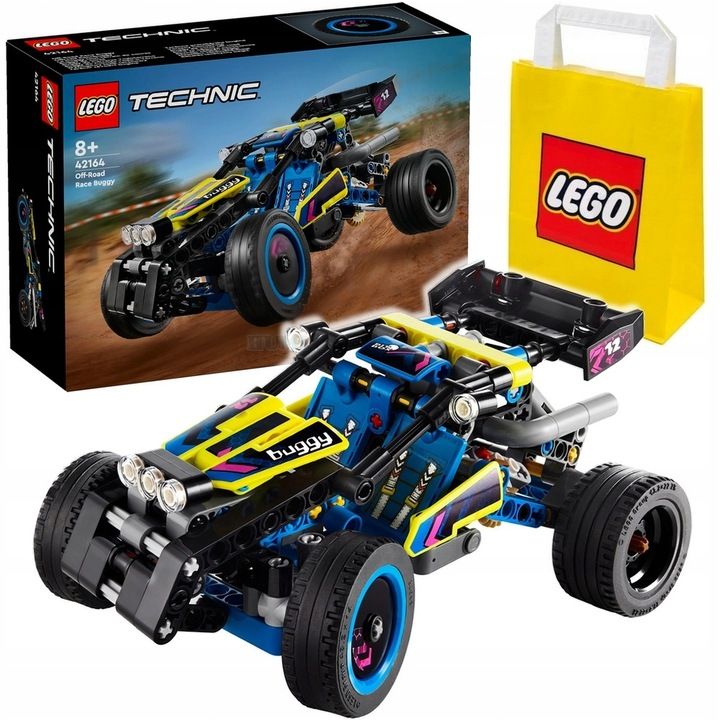 Lego Technics 42164 Wyścigowy Łazik Buggy Terenowy + Torba Na Prezent