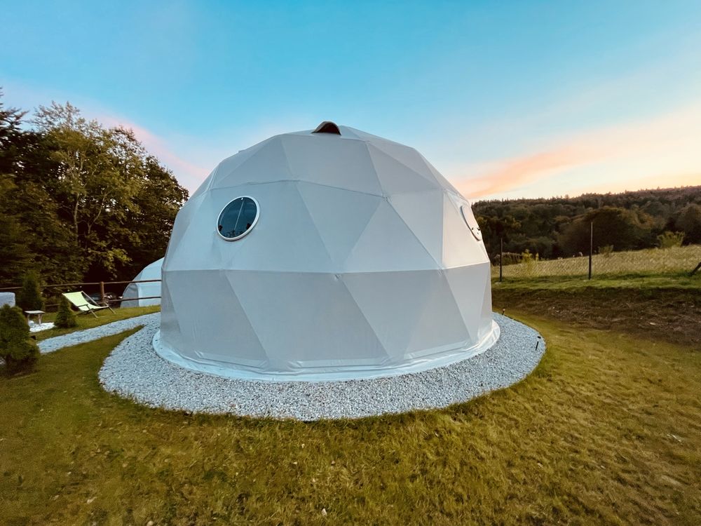 Glamp, namiot sferyczny, 7 m, wersja Kanadyjska