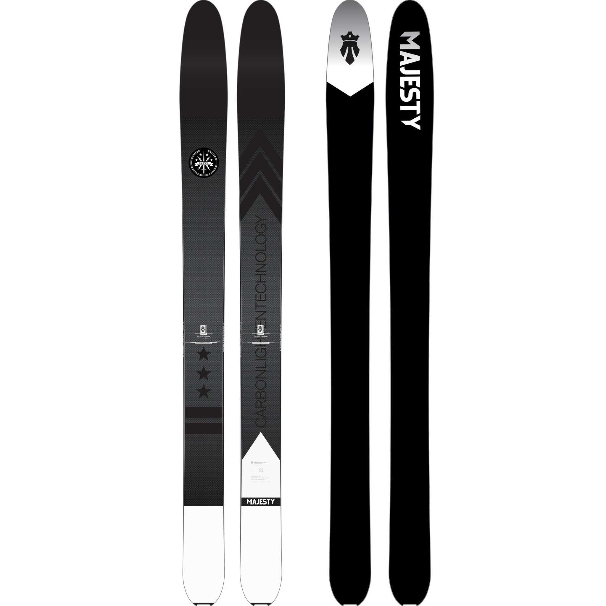 narty skitourowe freeride Majesty destroyer CLT 173 113 + foki