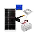 Zestaw fotowoltaiczny OFF-GRID 140W 12V 100Ah i przetwornicą 2000W