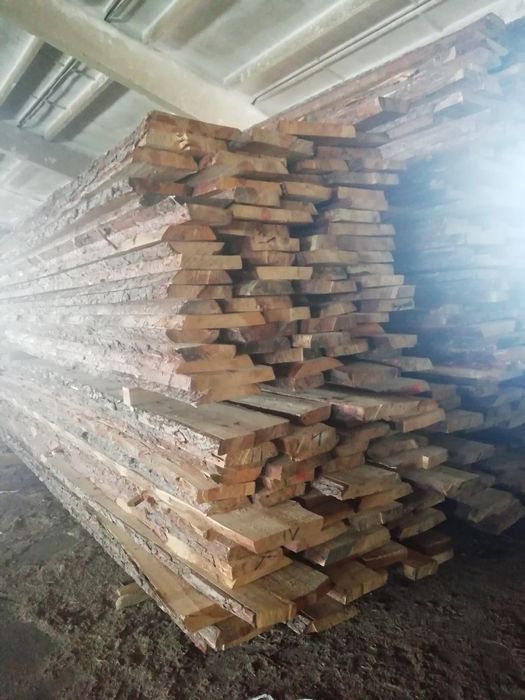 Доска сухая камерной сушки сосна, ольха ясень,  дуб