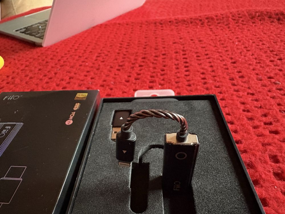 ЦАП / Підсилювач для навушників FIIO KA1 LT (Lightning) Black