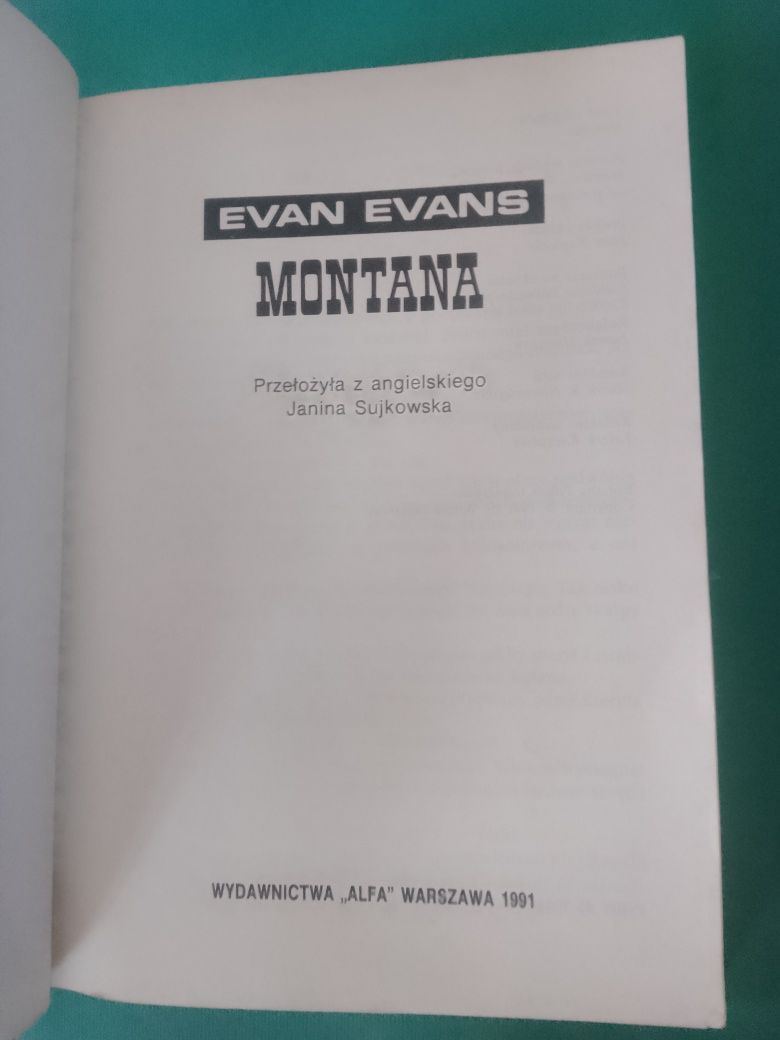 Montana Evan Evans