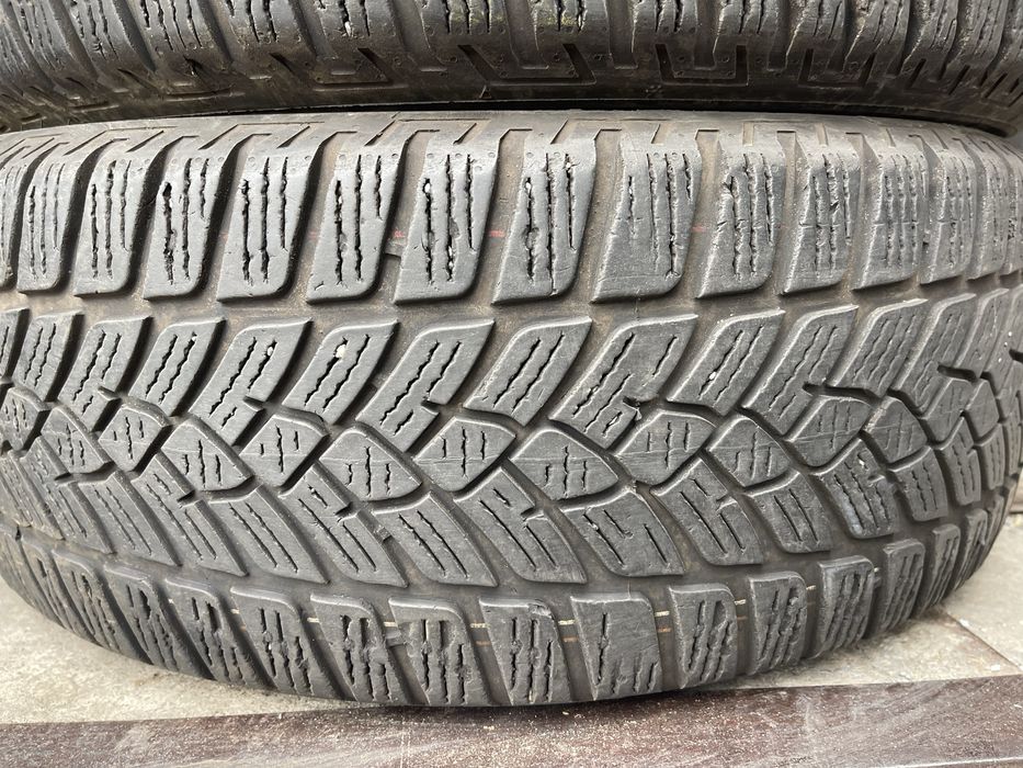 Шины 215/55 R17 Fulda б/у пара зима 5,5мм U6