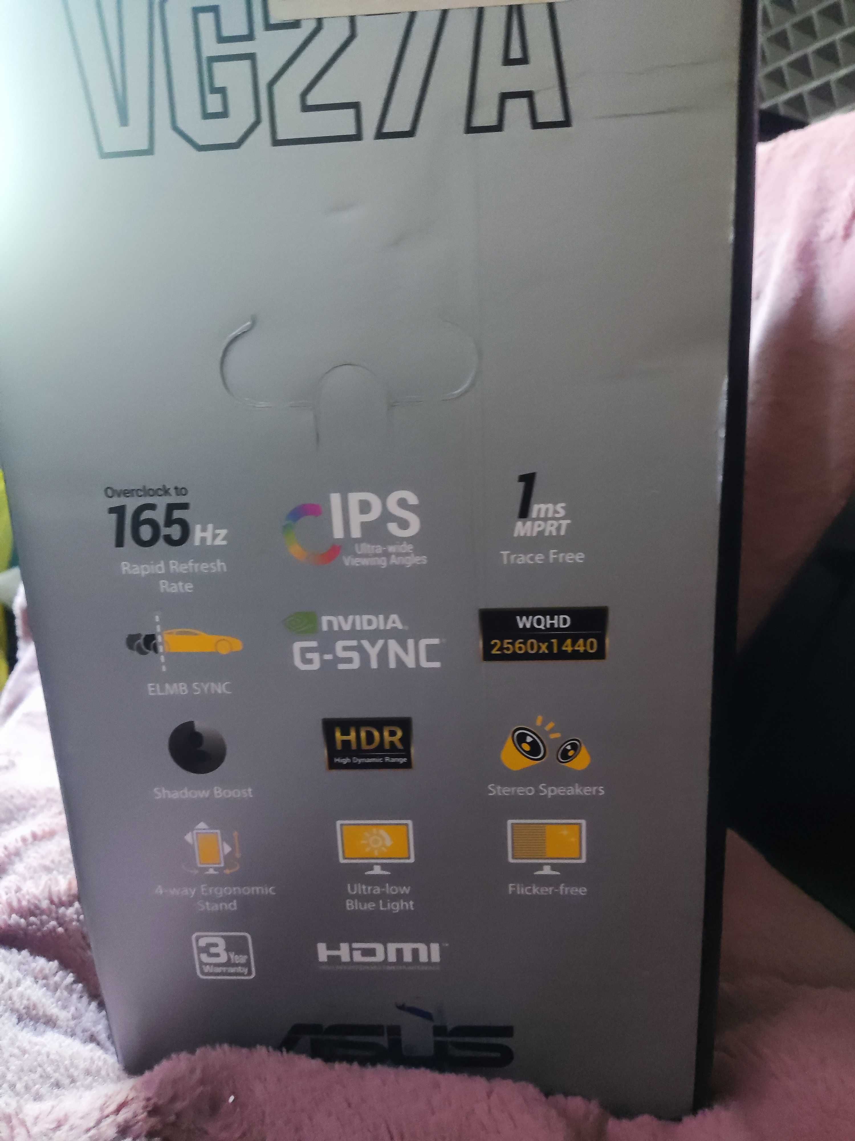Monitor 27'' ASUS TUF VG27A IPS 165hz 2k sosnowiec