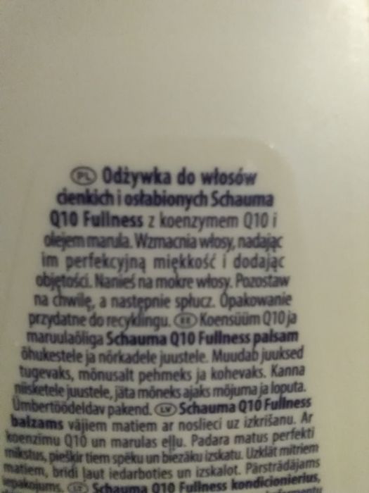 Schauma odżywka    .