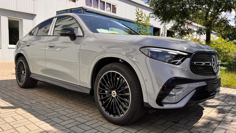Mercedes-Benz GLC 300d 4Matic Coupe szary solid