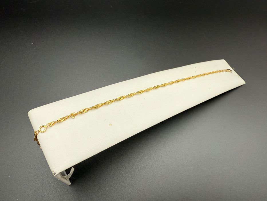 Złota bransoletka waga 2.60 gram