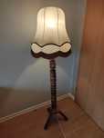 Lampa stojąca z abażurem Vintage