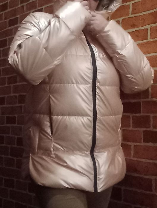 Парка  холофайбер розовая