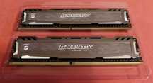 Pamięć RAM DDR4 Crucial Ballistix Sport 16GB 3200MHz BLS2K8G4D32AESBK