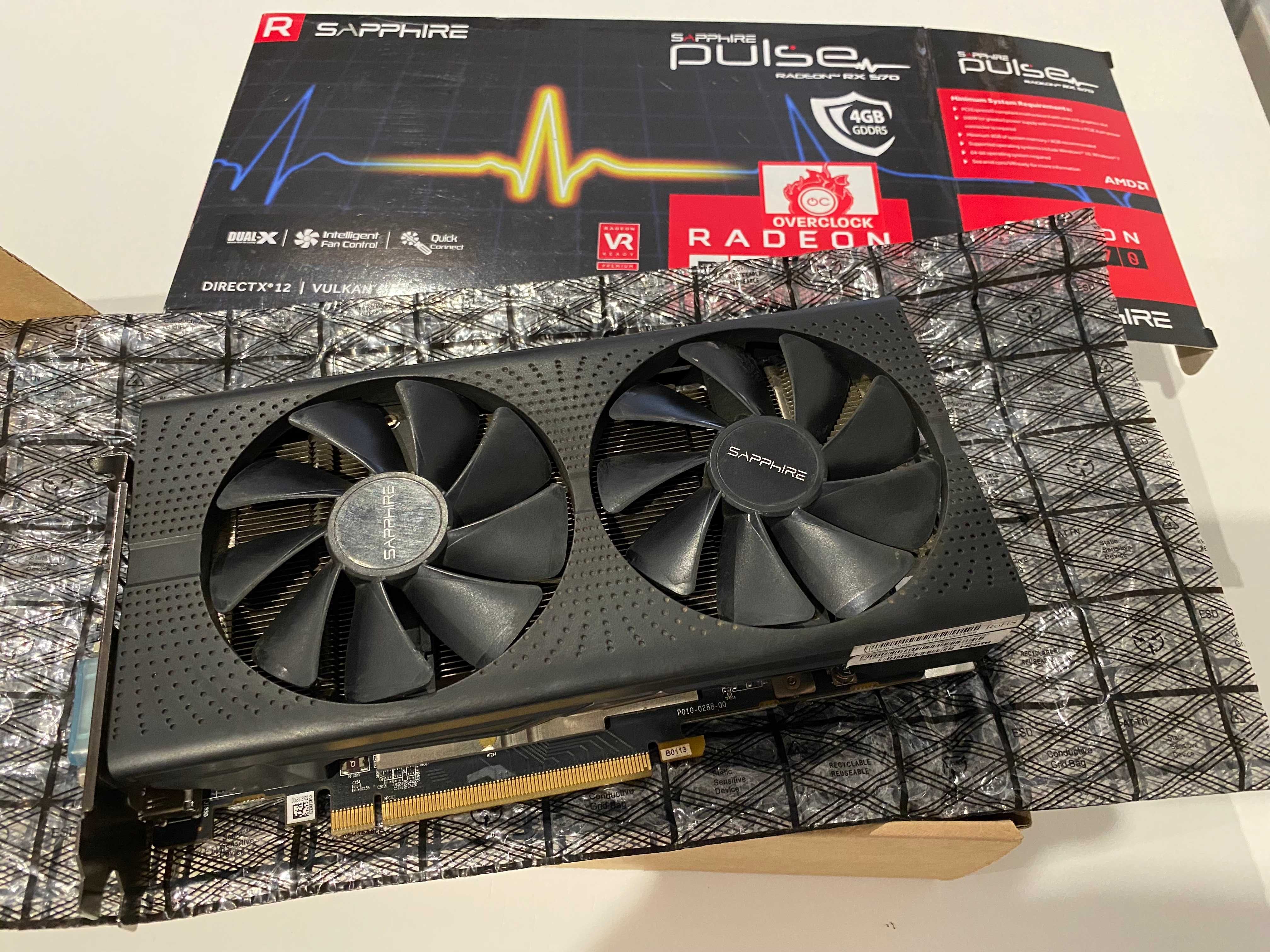 Gráfica Sapphire PULSE RADEON RX 570 4GB GDDR5