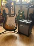 ZESTAW Gitara Elektryczna Squier Stratocaster +Wzmacniacz Ibanez IBZ10