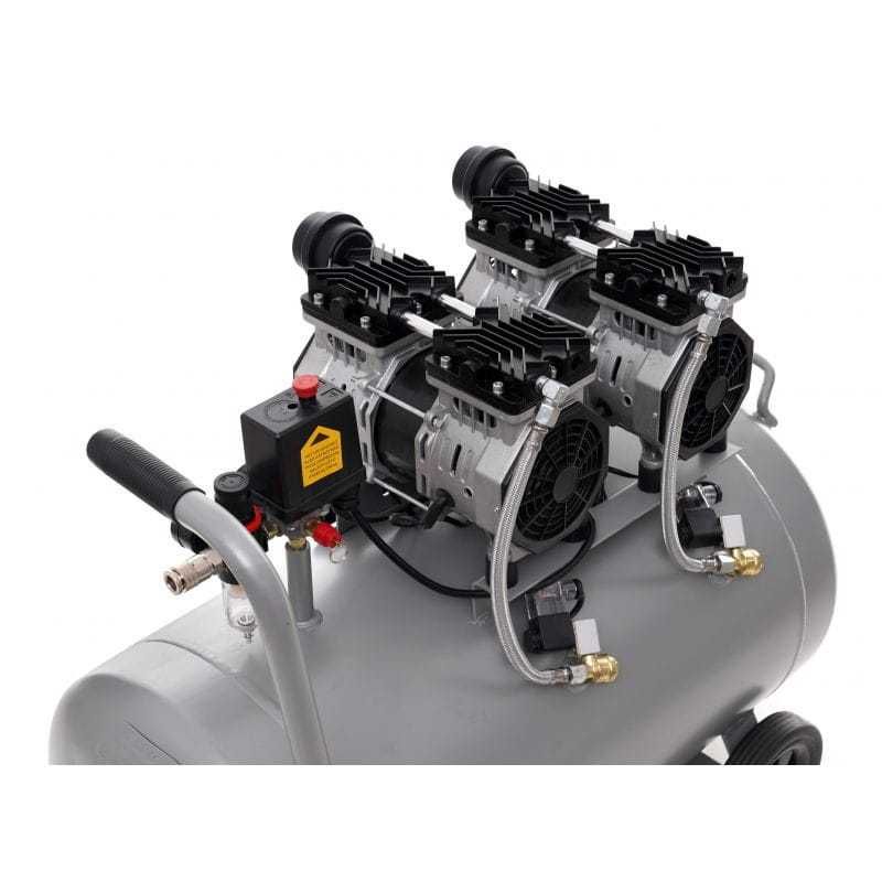 KRAFT&DELE Kompresor Bezolejowy Sprężarka 100l 2x1500w 8Bar KD1398