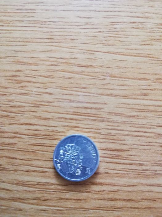 Moeda 1 peseta espanhola 1990