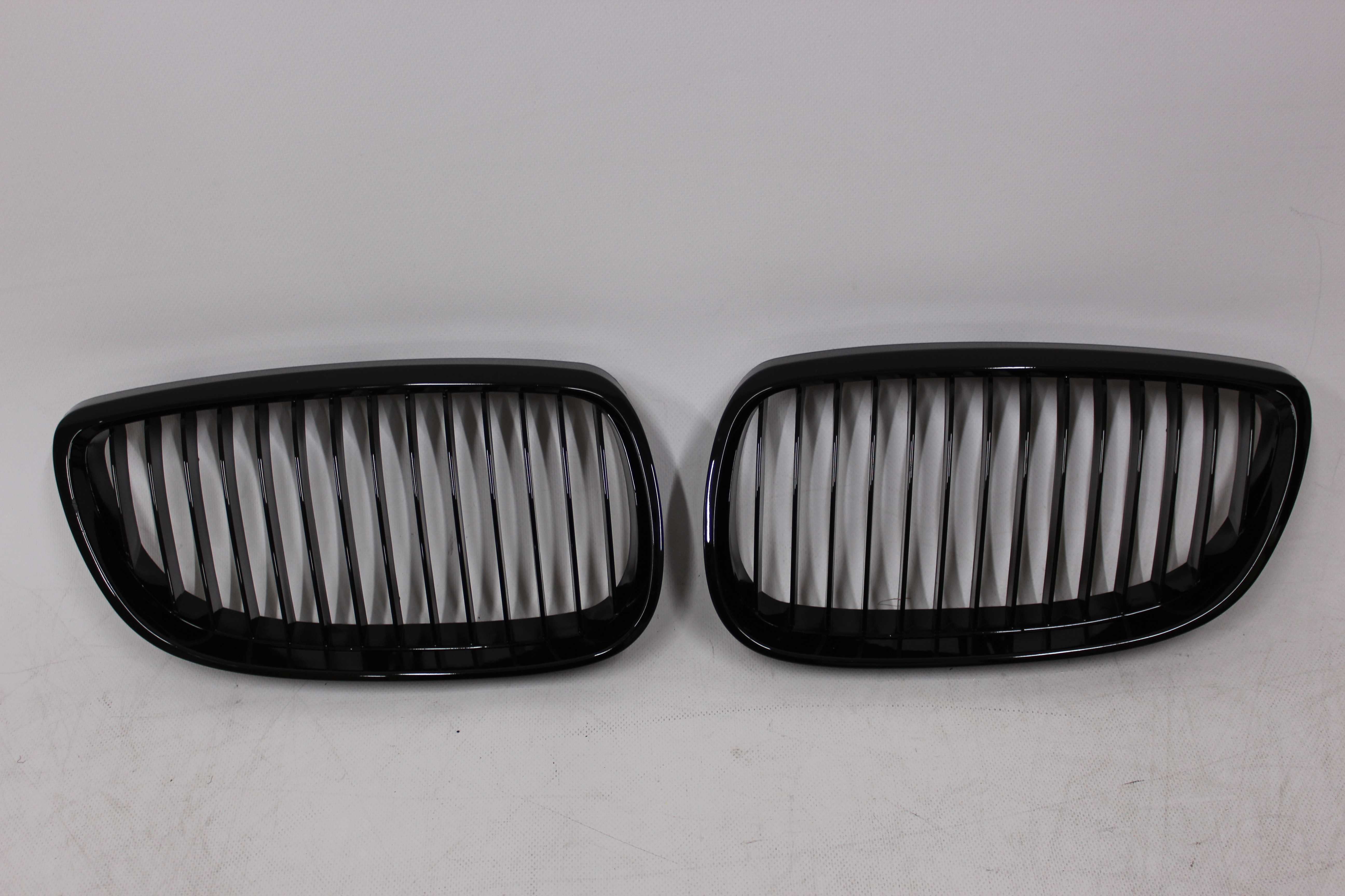 GRILL Nerki Atrapa chłodnicy BMW E92 E93 07-10 GLOSSY BLACK M-Look