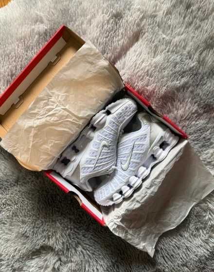 Buty Trampk Nike Shox TL White Silver R.40