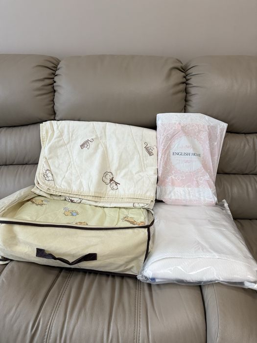 Набір: дитяча постіль, ковдри, подушка English Home